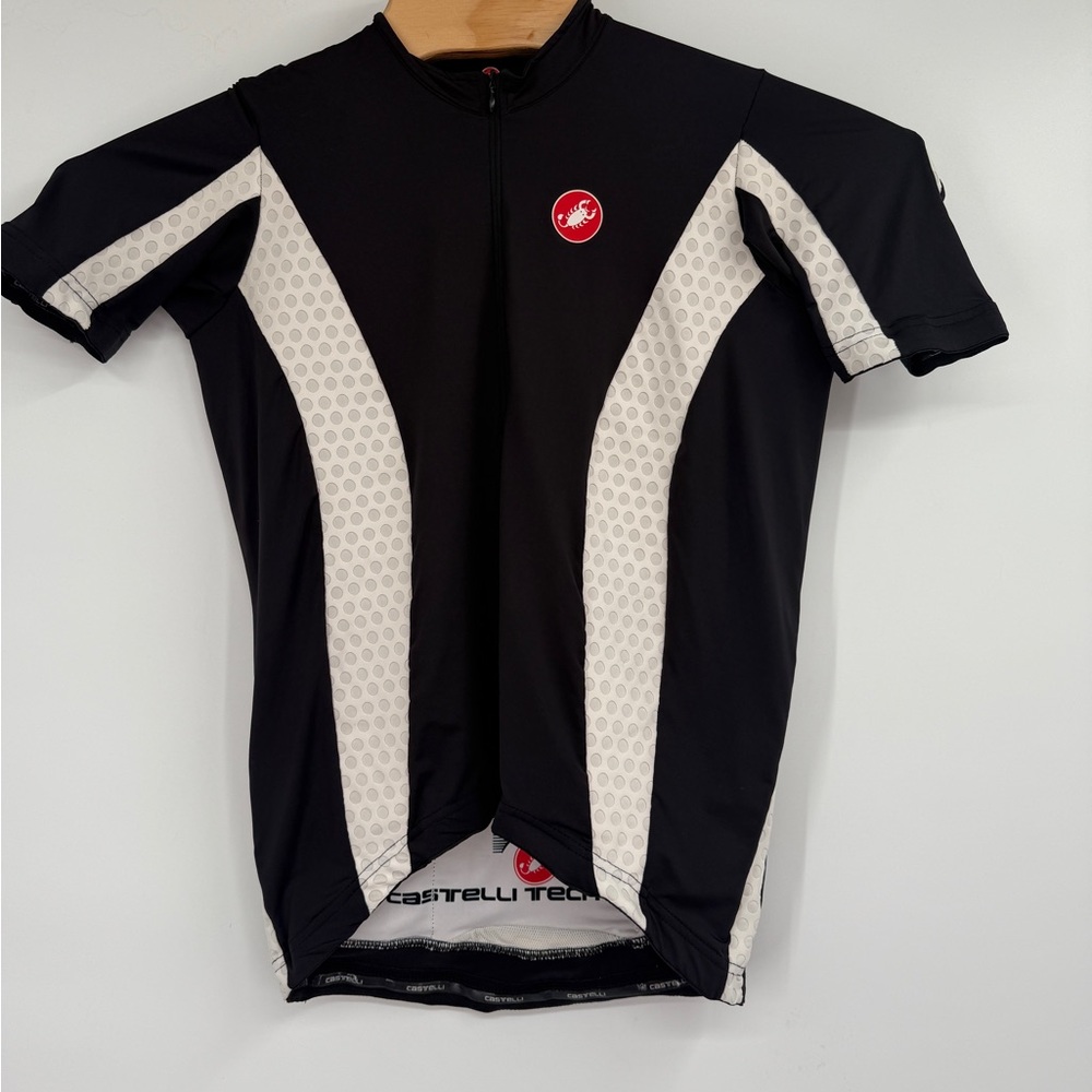 Castelli Women's Size XXL Black Short Sleeve‎ Cycling Jersey